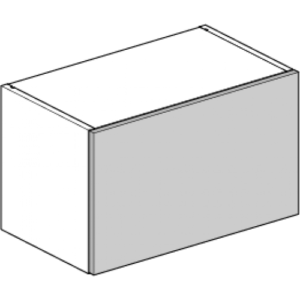 J Groove Gloss Graphite 1000mm x 360mm Bridging Wall Cabinet