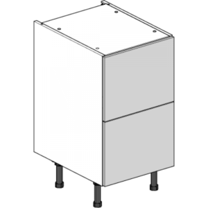 Shaker Willow (PM) Porcelain 400mm 2 Drawer Cabinet