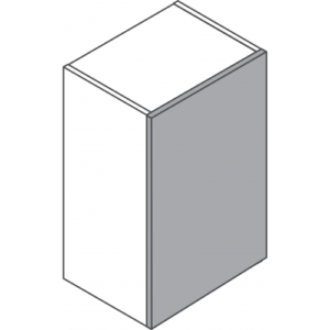 Shaker Silverpine Smooth Indigo 450mm Wall Cabinet