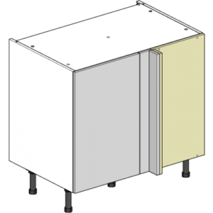 Shaker Willow (PM) Porcelain 900mm Corner Cabinet with 500mm Door